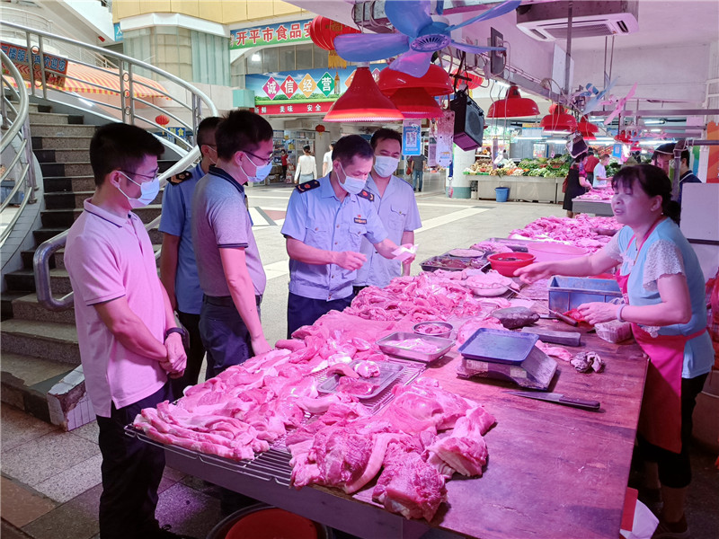 联合长沙街道办检查某市场肉档.jpg