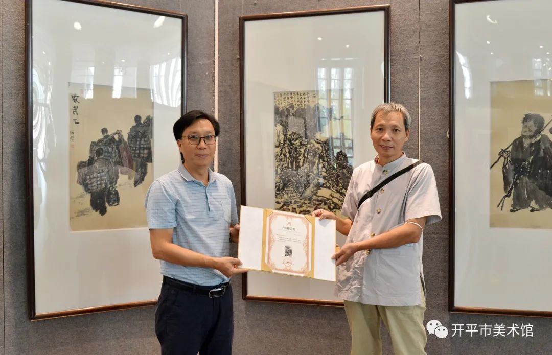 心游物外——胡石全中国画作品展在开平市美术馆展出