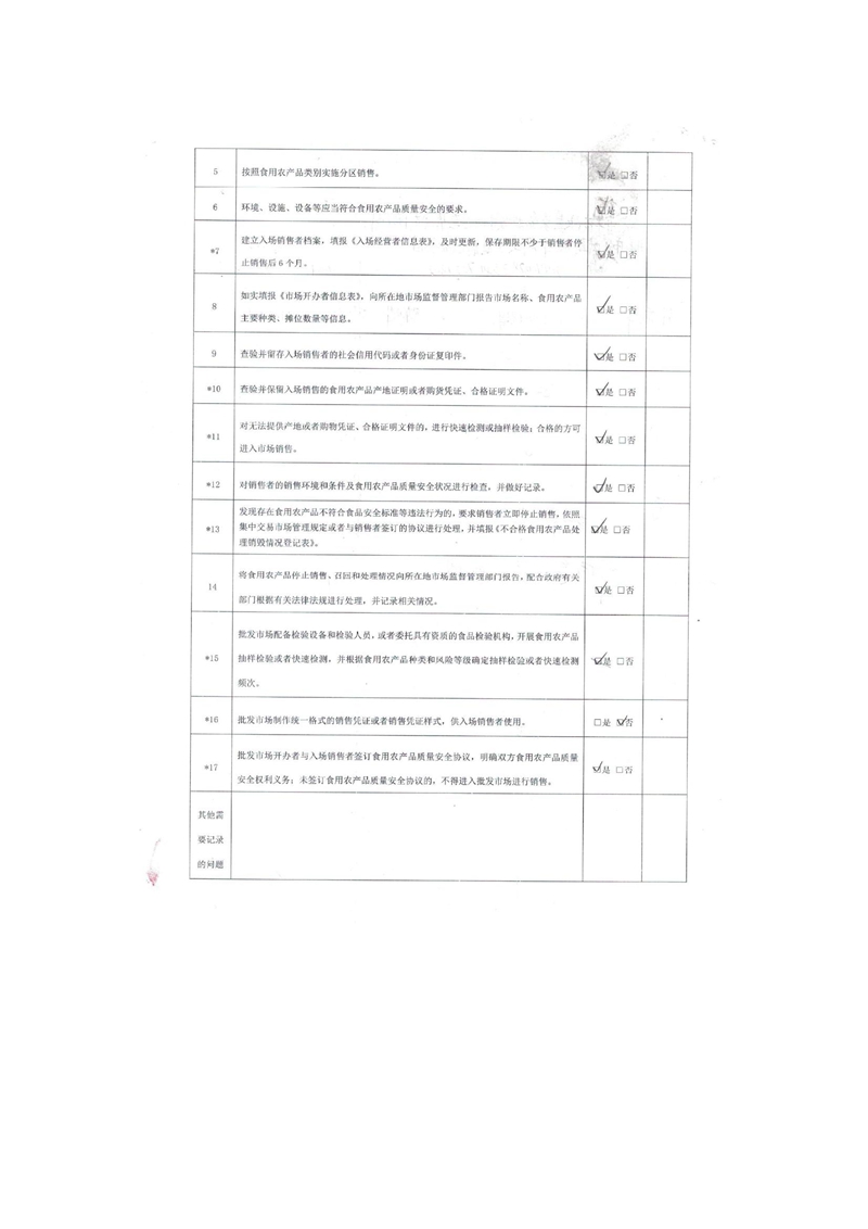 开平市绿皇家禽批发市场经营管理有限公司食用农产品市场开办者日常监督检查要点表3.jpg