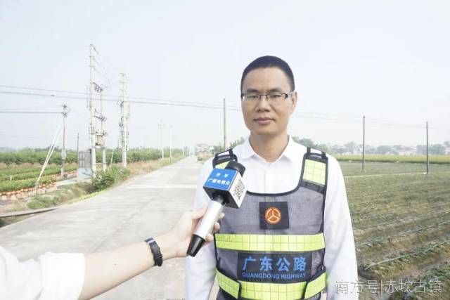 ▲开平公路事务中心总工程师司徒海涛 ▲开平公路事务中心总工程师司徒海涛