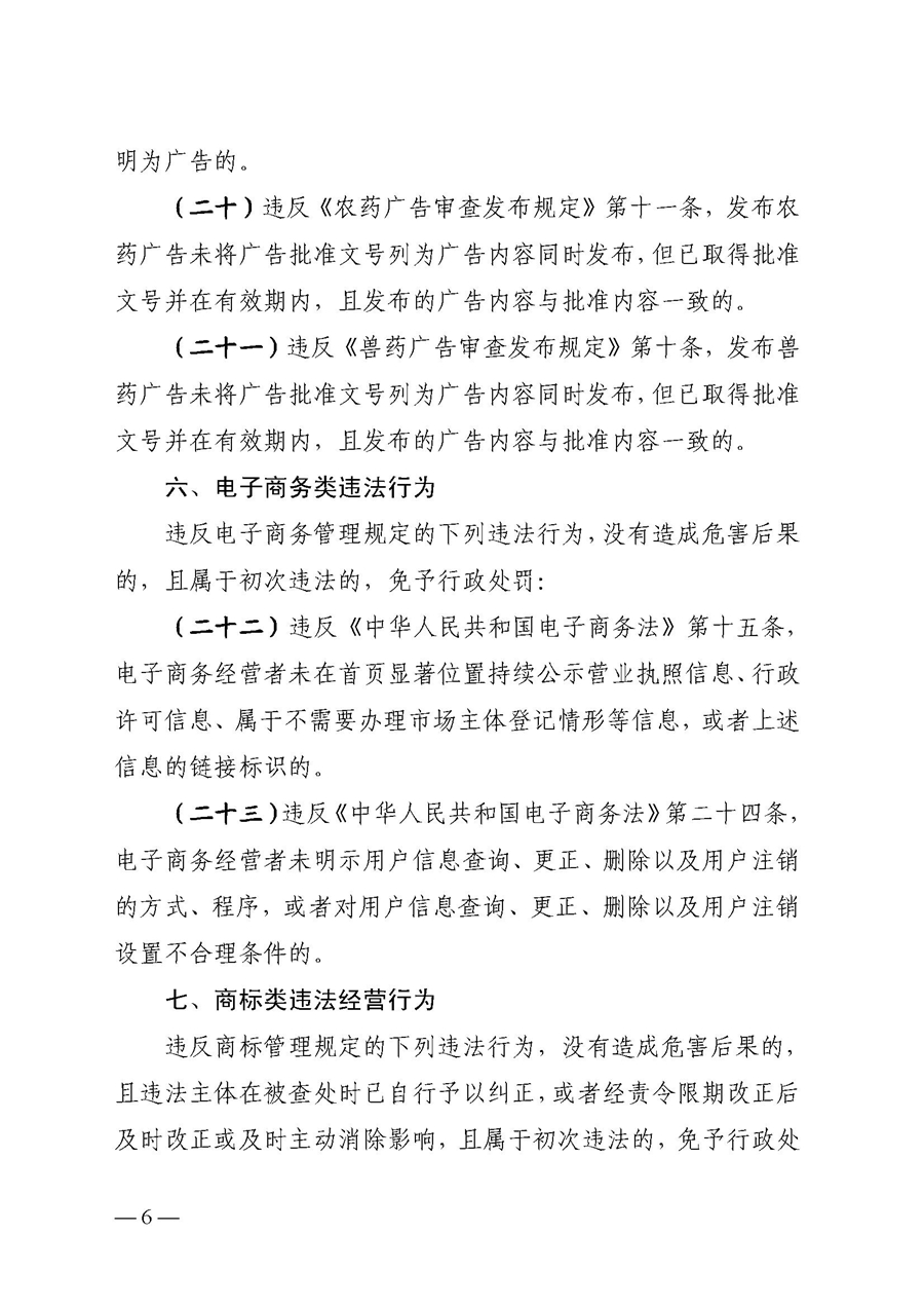 2022A056江市监规字〔2021〕4号_（JMBG2021059）关于印发《江门市市场监督管理轻微违法经营行为免罚清单》的通知6.jpg