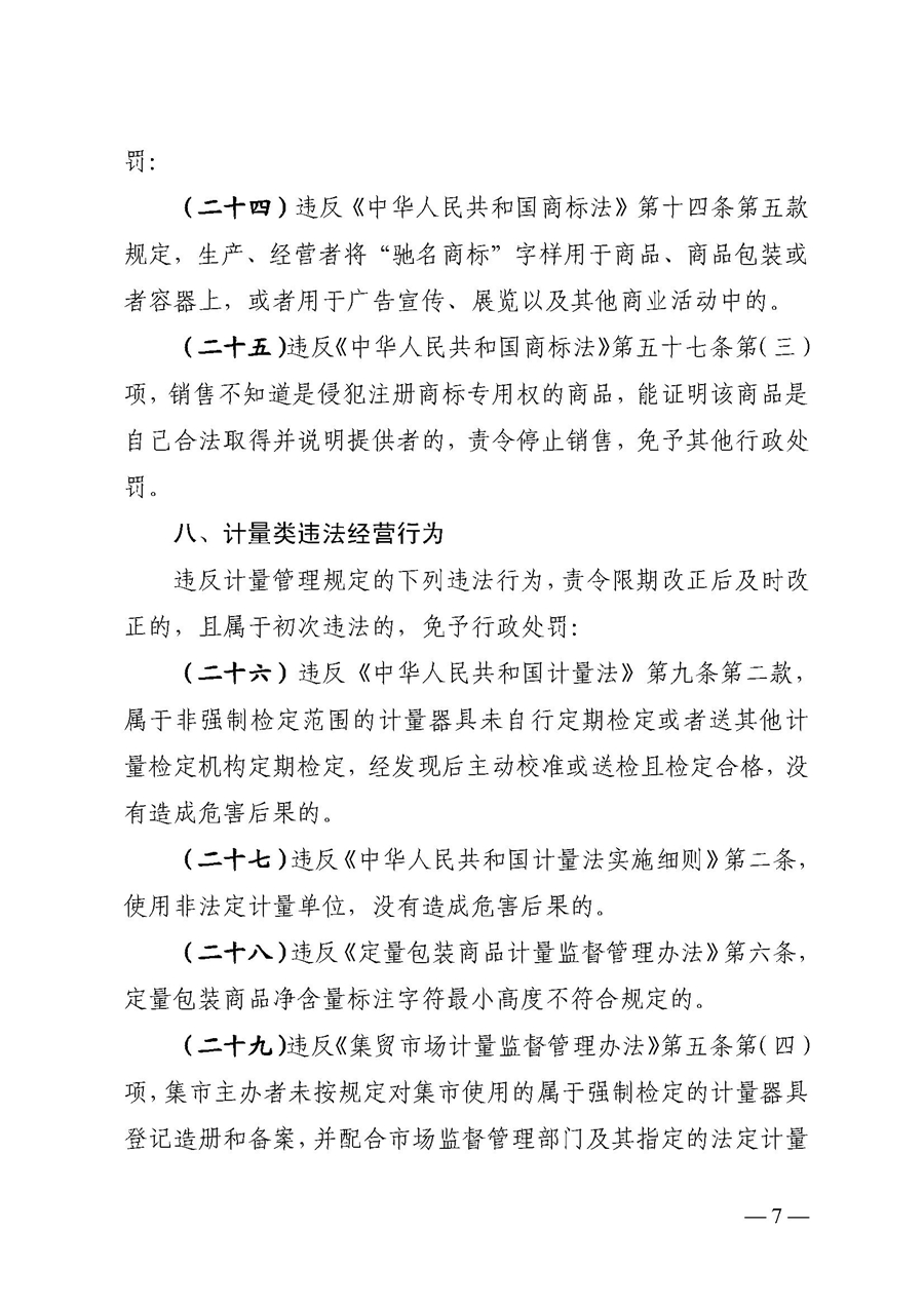 2022A056江市监规字〔2021〕4号_（JMBG2021059）关于印发《江门市市场监督管理轻微违法经营行为免罚清单》的通知7.jpg