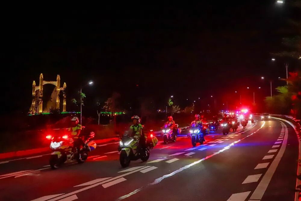 开平公安启动“强影”机动巡防行动全力护航十五运