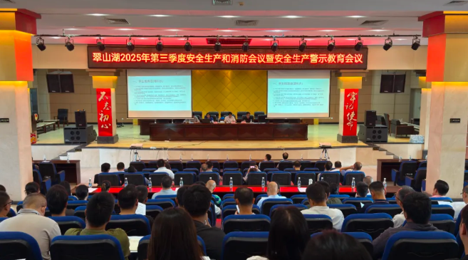 翠山湖产业园召开2025年翠山湖第三季度安全生产和消防工作会议暨节前防蚊灭蚊会议