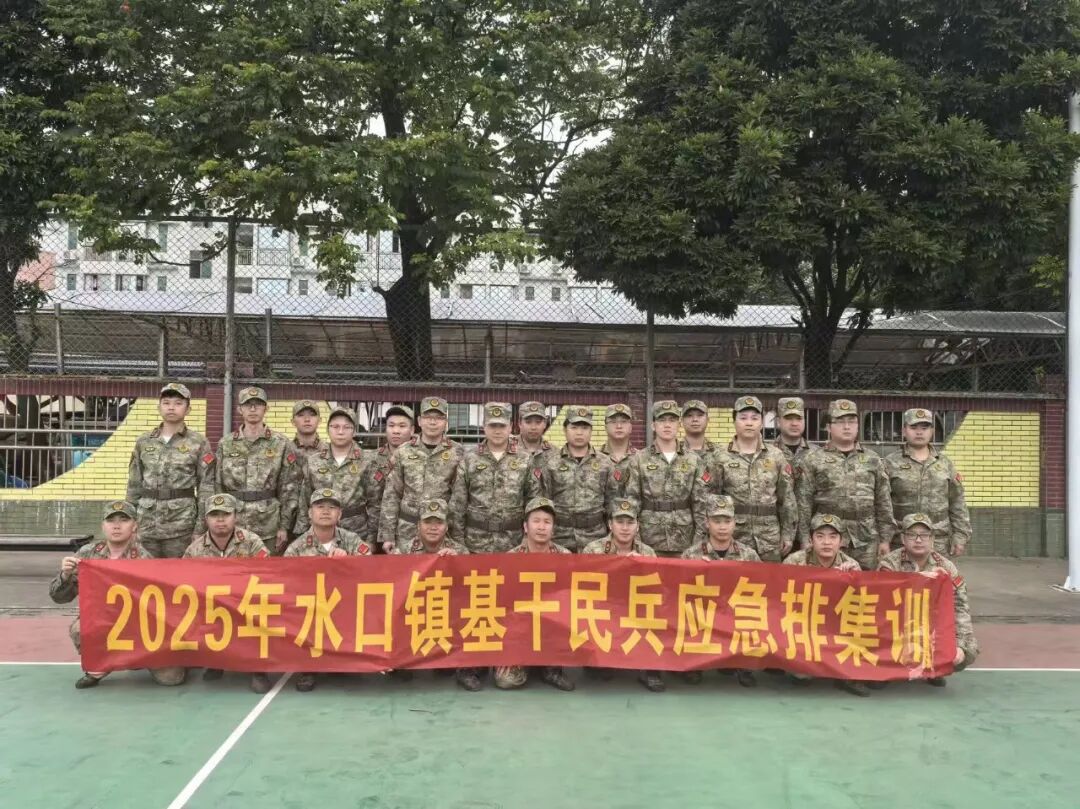 以训提能强本领 枕戈待旦护平安丨水口镇开展2025年基干民兵应急排集训