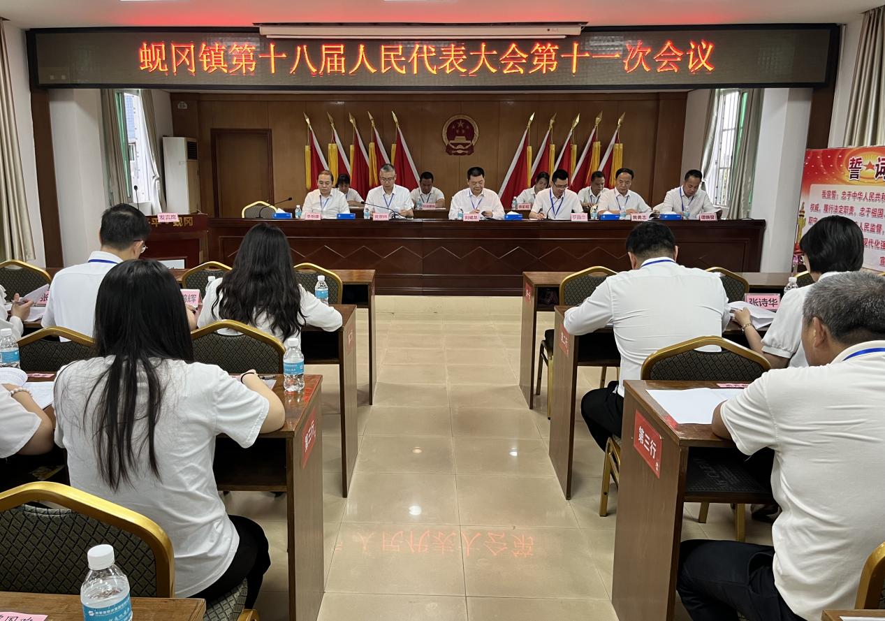【春风浩荡启新程 凝心聚力谱华章】蚬冈镇第十八届人民代表大会第十一次会议胜利召开