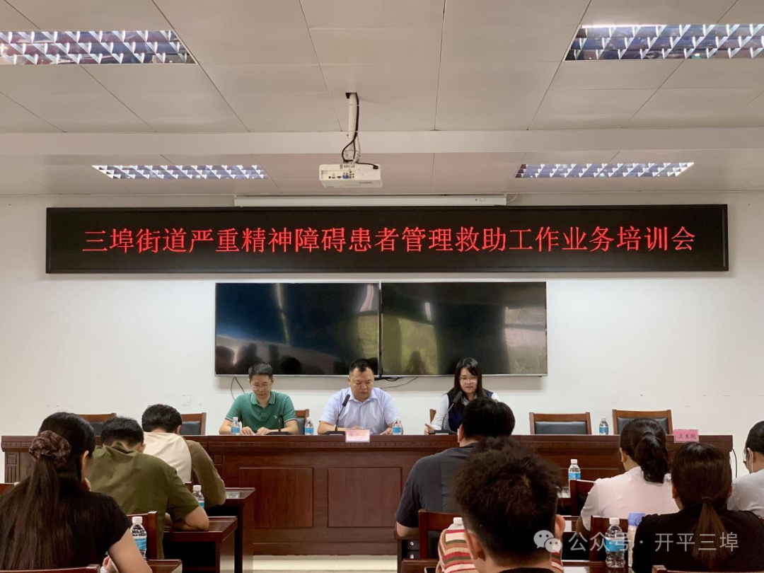 提能力、守底线——三埠街道召开严重精神障碍患者管理救助工作业务培训会