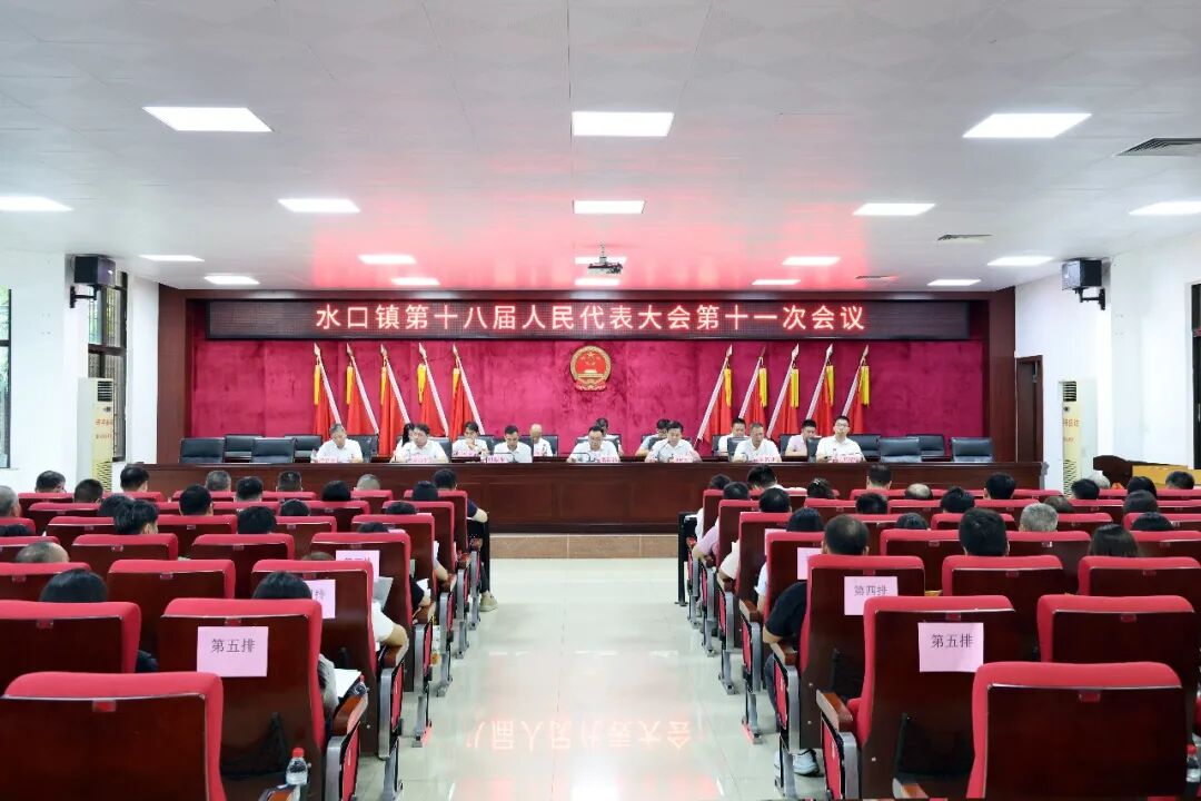 同心奋进启新程，笃行实干建新功丨水口镇第十八届人民代表大会第十一次会议胜利召开