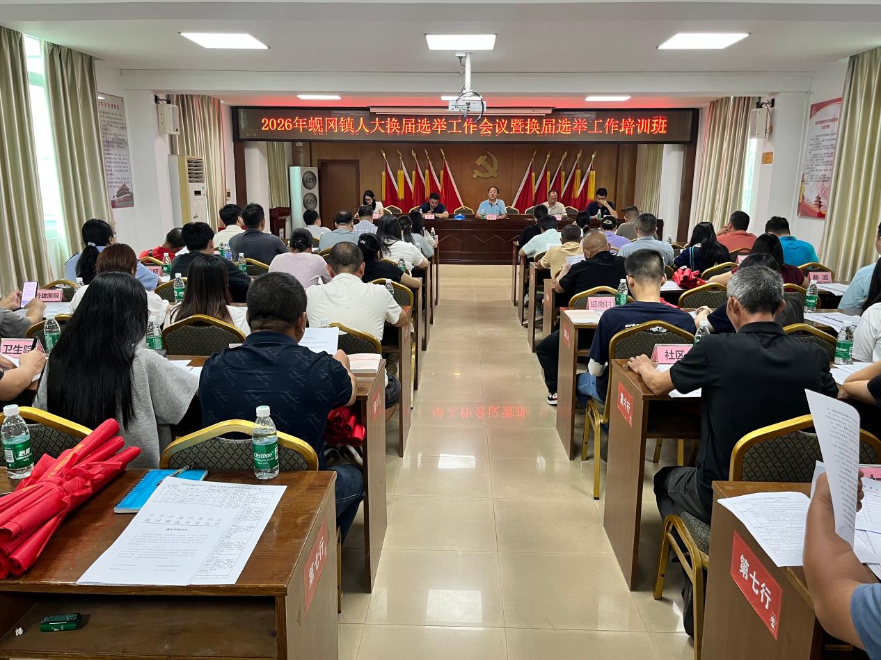 精谋细备夯基础，依法依规抓换届——蚬冈镇“四个到位”扎实推进人大换届选举工作