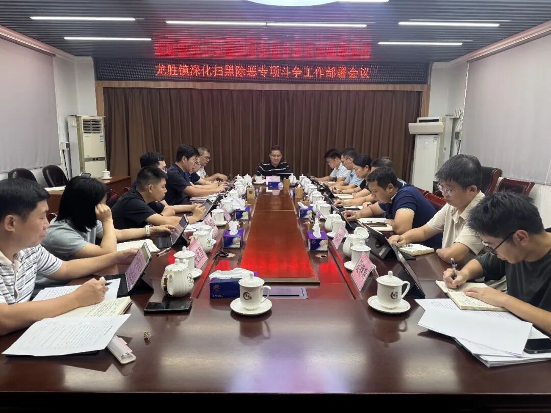 龙胜镇召开深化扫黑除恶专项斗争工作部署会议