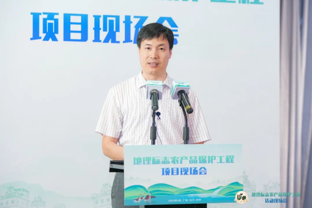 中国绿色食品发展中心副处长沈光宏致辞 图片