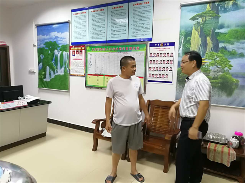 马冈镇认真部署台风"帕卡"防御工作